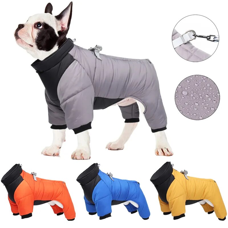 Voděodolný zimní obleček pro psy - více variant