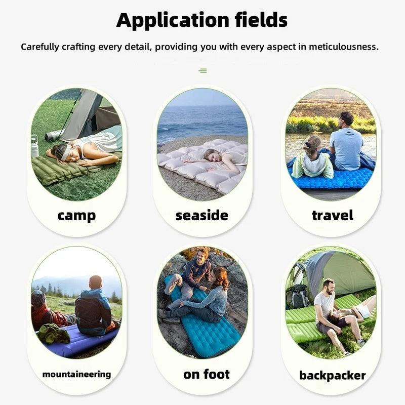 Outdoor samonafukovací matrace na spaní