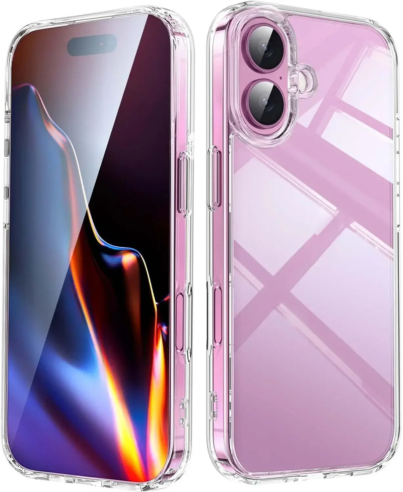 Tenké průhledné pouzdro pro iPhone Air, 17, 17 Pro, 17 Pro Max