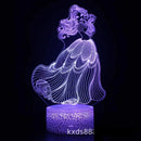 Lampa s 3D iluzí Frozen - více variant