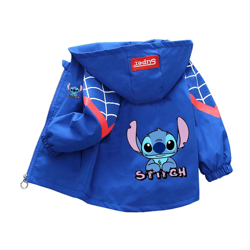 Dětská jarní a podzimní bunda Stitch - více variant