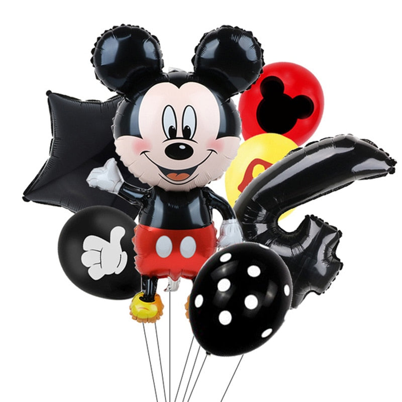 Velký set narozeninových balónků Mickey Mouse - více variant