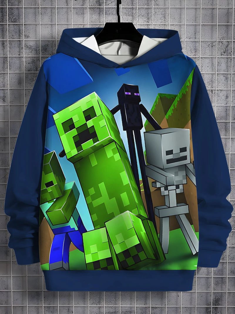 Designová dětská mikina Minecraft - více variant