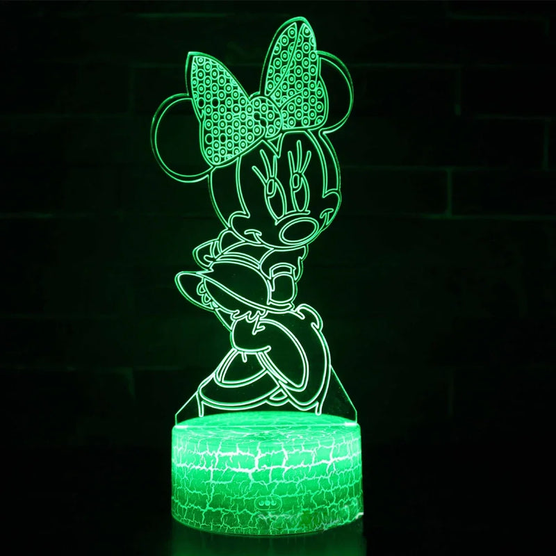 Lampa s 3D iluzí Mickey Mouse - více variant