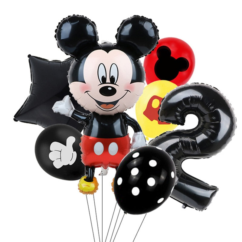 Velký set narozeninových balónků Mickey Mouse - více variant