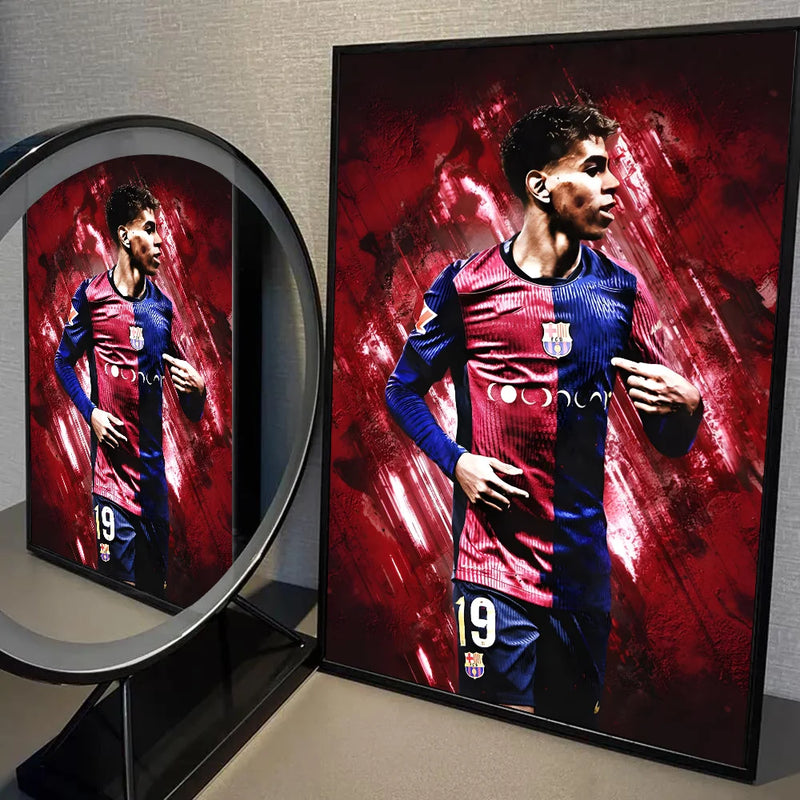 Designový obraz fotbalista - Lamine Yamal