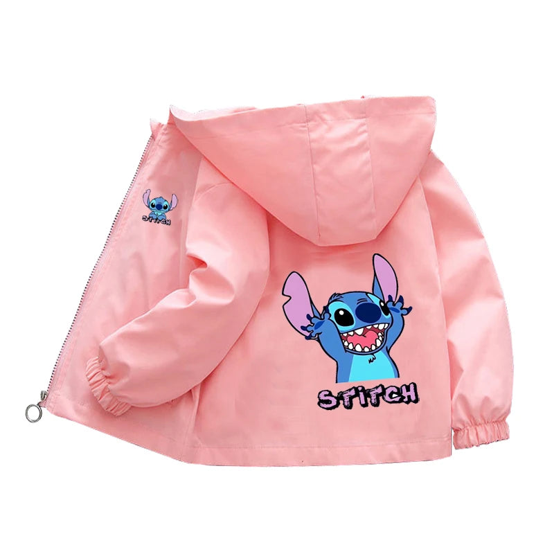 Dětská jarní a podzimní bunda Stitch - více variant