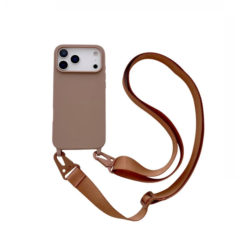 Popruh s pouzdrem pro iPhone 16-17 Pro/Pro Max/Air - více variant