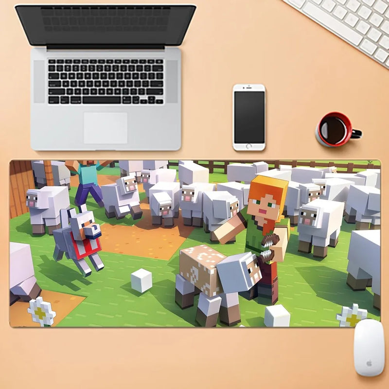Dětská podložka pod klávesnici a myš Minecraft - více variant