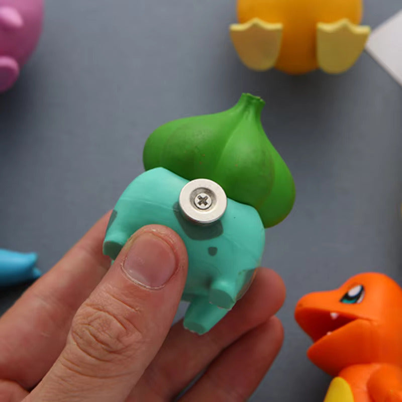 Designové 3D magnety na ledničku Pokémon - 6 ks