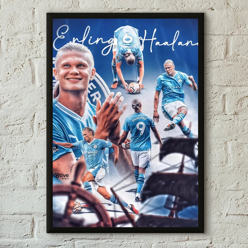 Designový obraz fotbalista - Erling Haaland