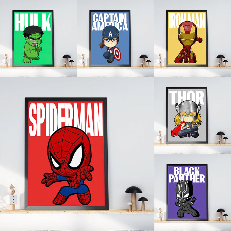 Designový obraz Marvel Superhrdinové - více variant