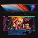 RGB svítící podložka pod klávesnici a myš Minecraft - více variant