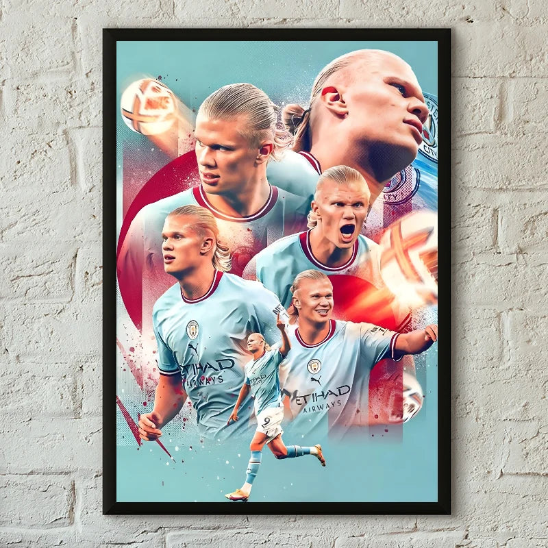 Designový obraz fotbalista - Erling Haaland