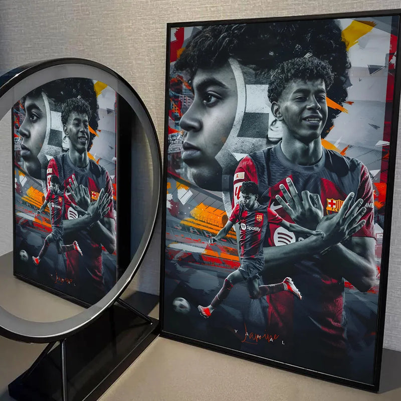 Designový obraz fotbalista - Lamine Yamal