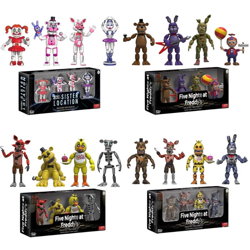 Designové figurky FNAF 4 ks - více variant