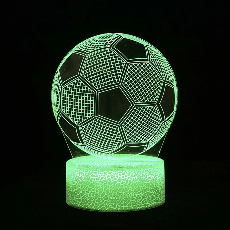 Lampa s 3D iluzí fotbal - více variant