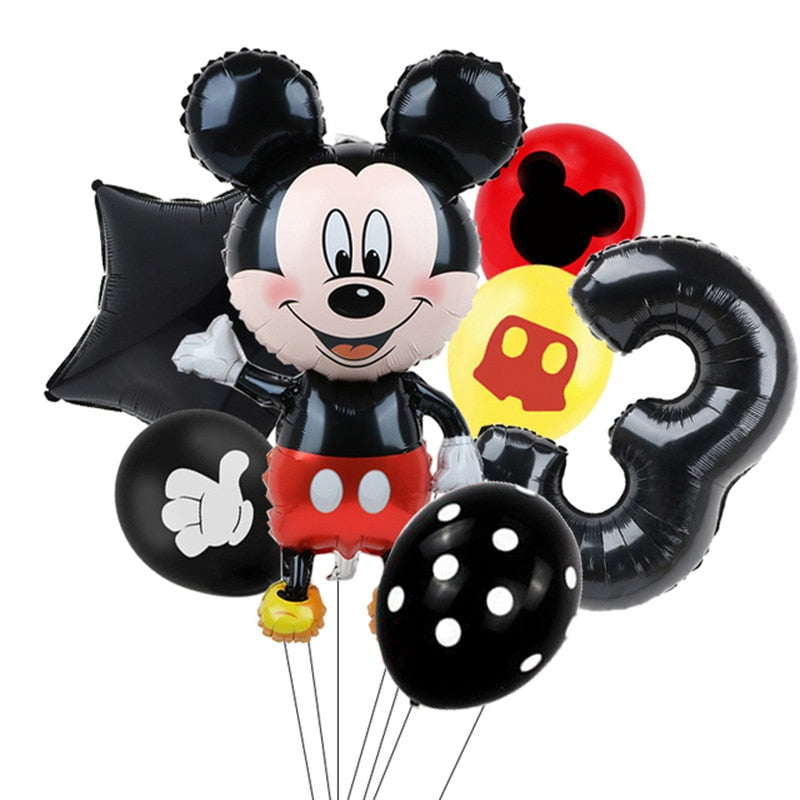 Velký set narozeninových balónků Mickey Mouse - více variant