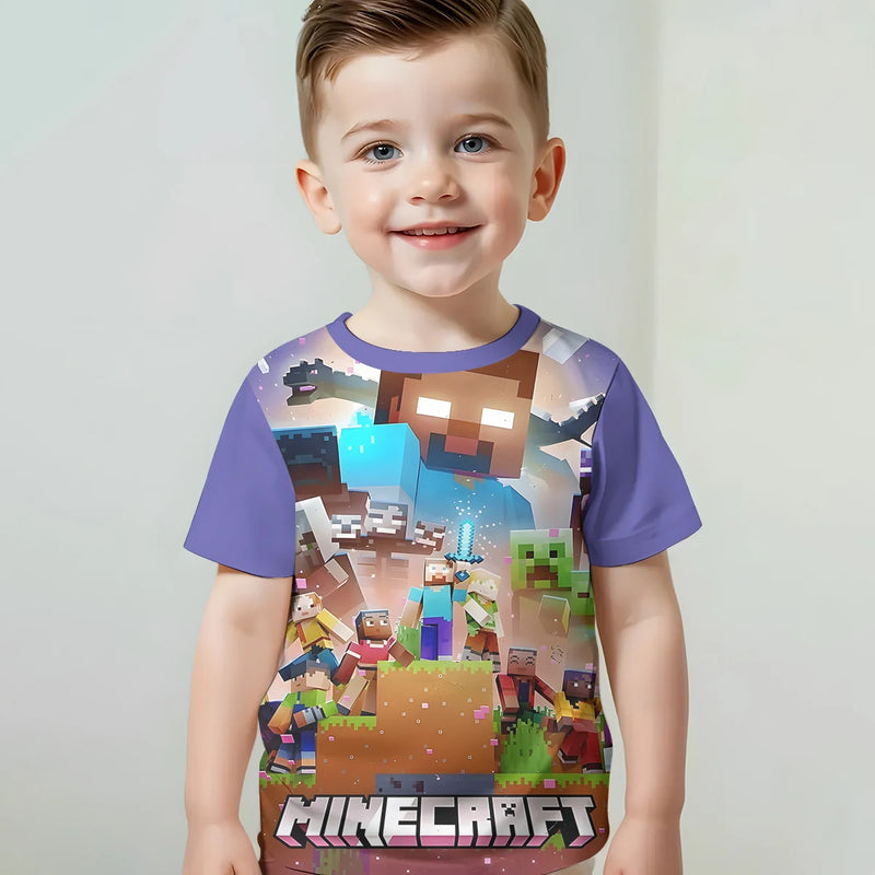 Stylové dětské tričko Minecraft - více variant