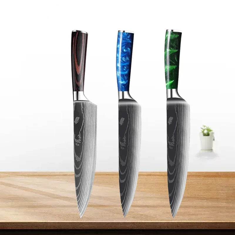 BladeArt™ kuchyňské nože s designovou rukojetí - více variant