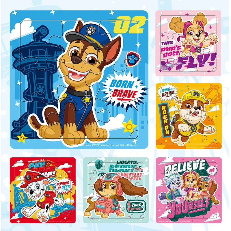 Dětské puzzle Paw Patrol - 6 ks