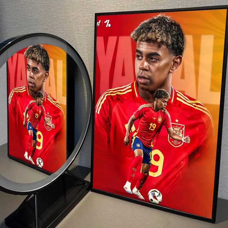 Designový obraz fotbalista - Lamine Yamal