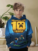 Designová dětská mikina Minecraft - více variant