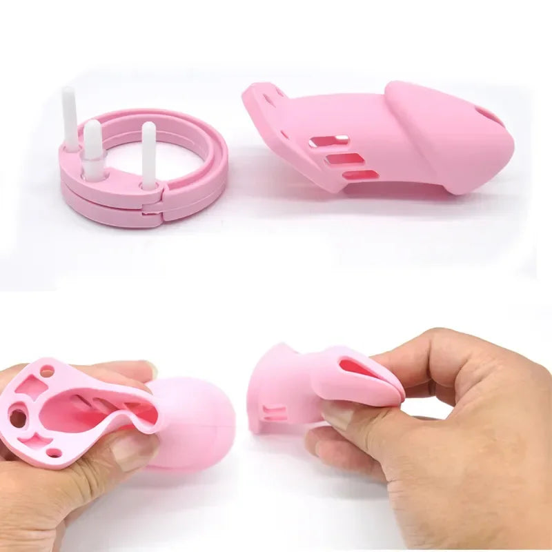 Silikonový pás cudnosti na penis - více variant