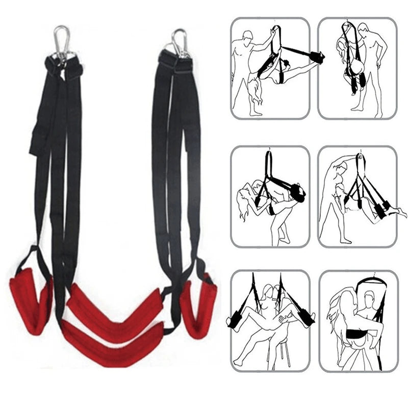 BDSM pouta a houpačka pro páry – více variant