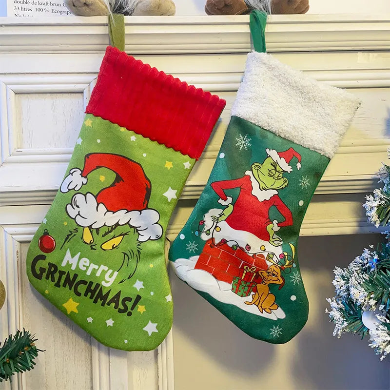 Vánoční ponožka Grinch - více variant