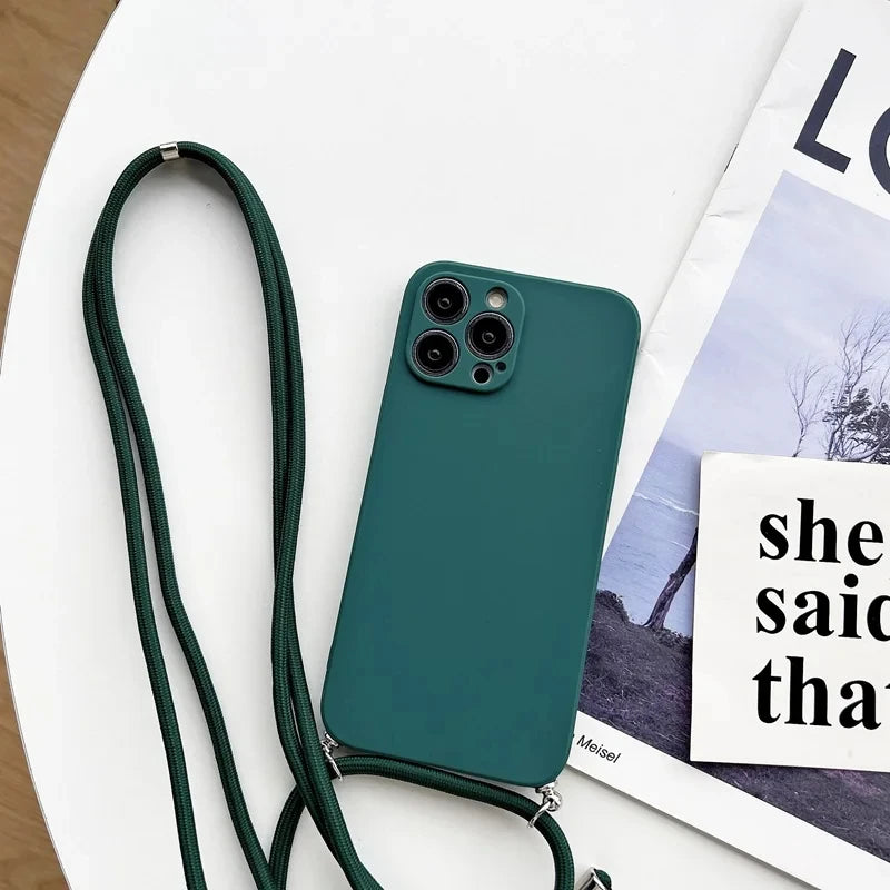 Crossbody popruh a kryt na iPhone - více variant
