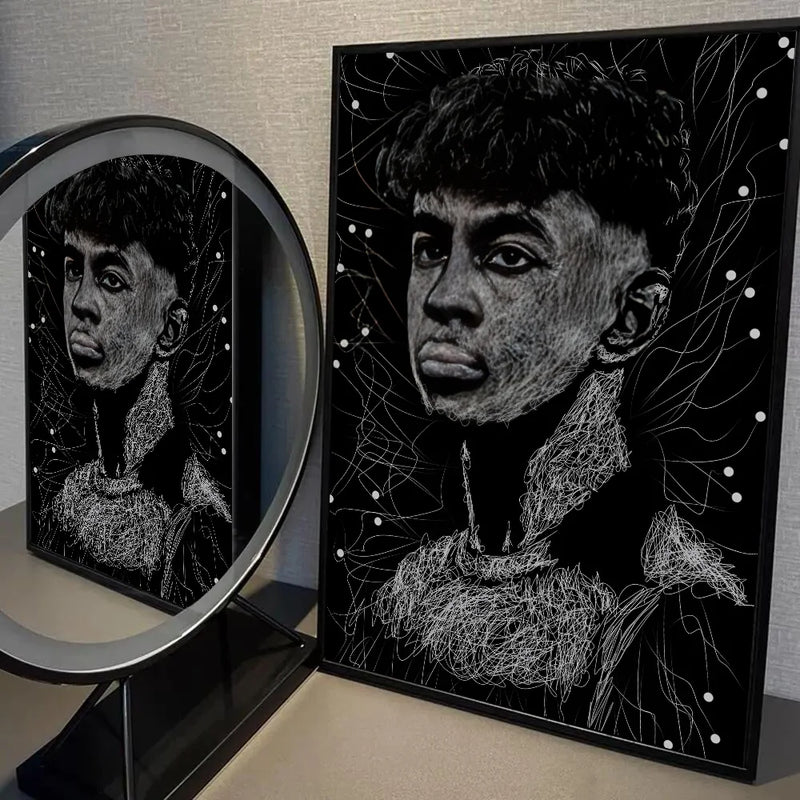 Designový obraz fotbalista - Lamine Yamal