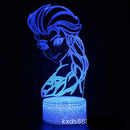 Lampa s 3D iluzí Frozen - více variant
