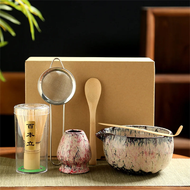 Designový japonský set na přípravu čaje Matcha - více variant