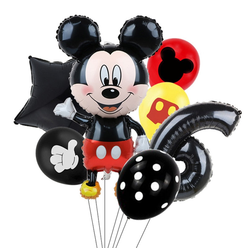 Velký set narozeninových balónků Mickey Mouse - více variant