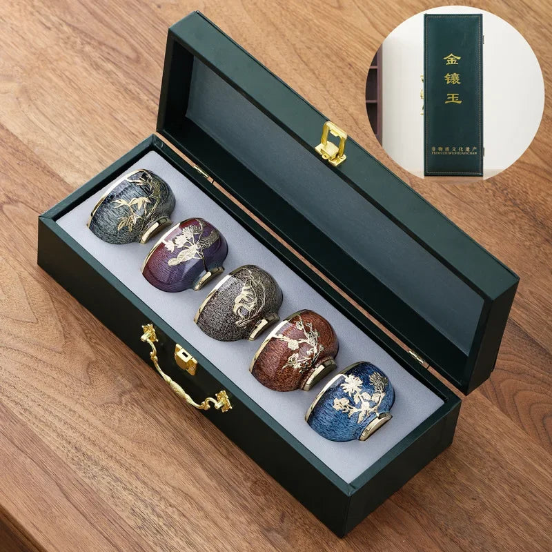 Tradiční japonské porcelánové hrnečky na čaj - více variant