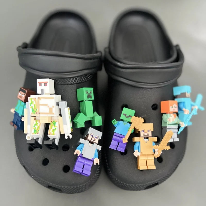Velké ozdoby na boty Crocs - Minecraft - 8 ks