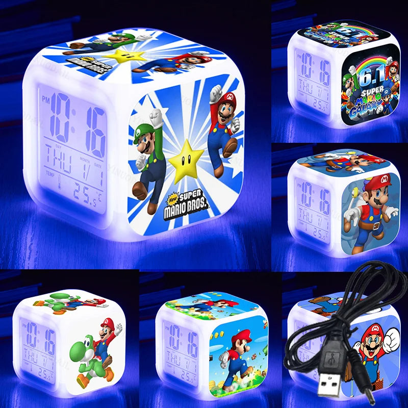 LED budík Super Mario - více variant