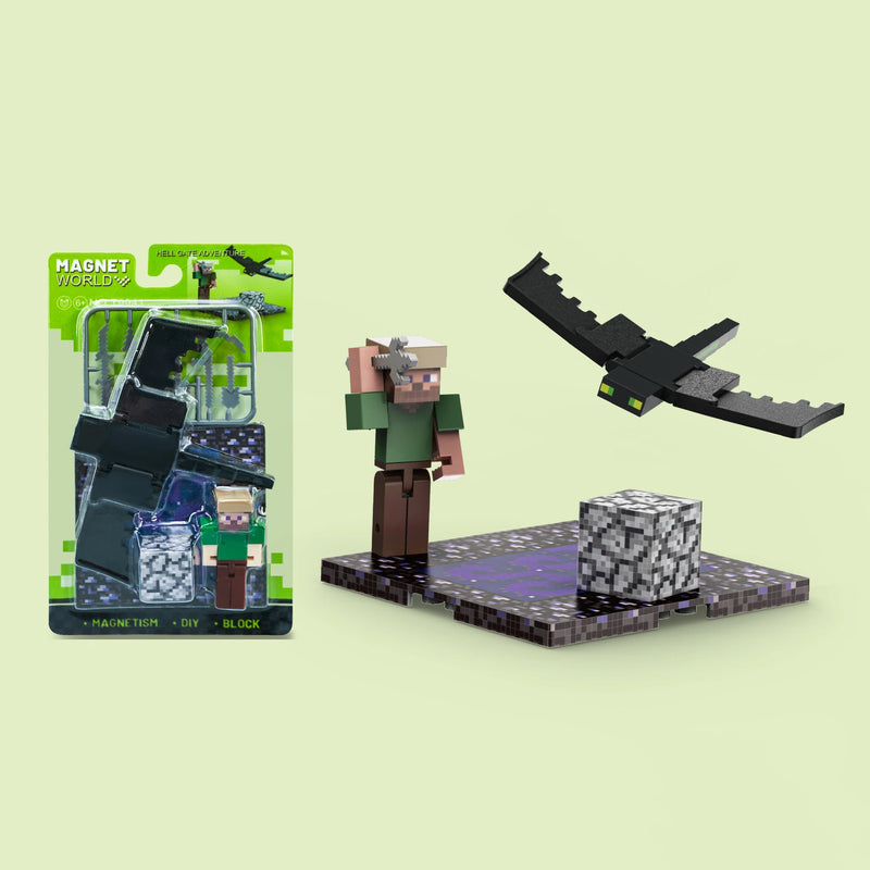 Figurky Minecraft k magnetické stavebnici - více variant