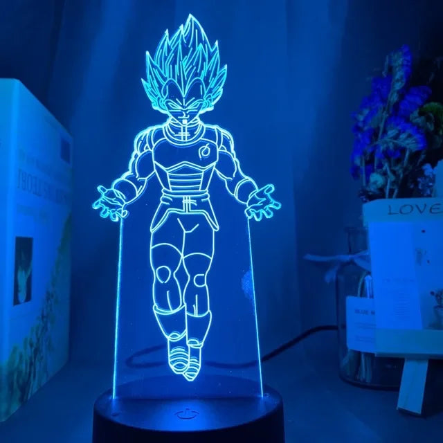 Lampa s 3D iluzí Dragon Ball - více variant