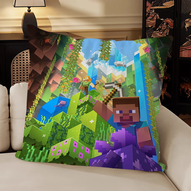 Designový povlak na polštář Minecraft - více variant