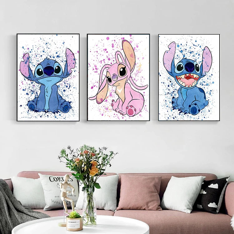Dětský designový obraz Lilo a Stitch - více variant