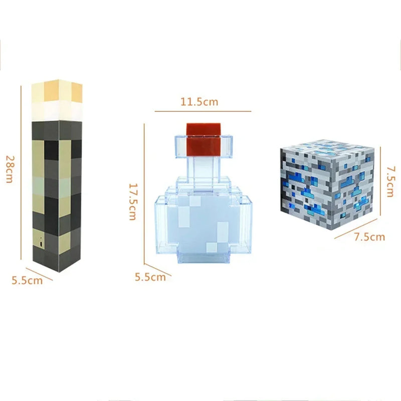Minecraft svítidla - více variant
