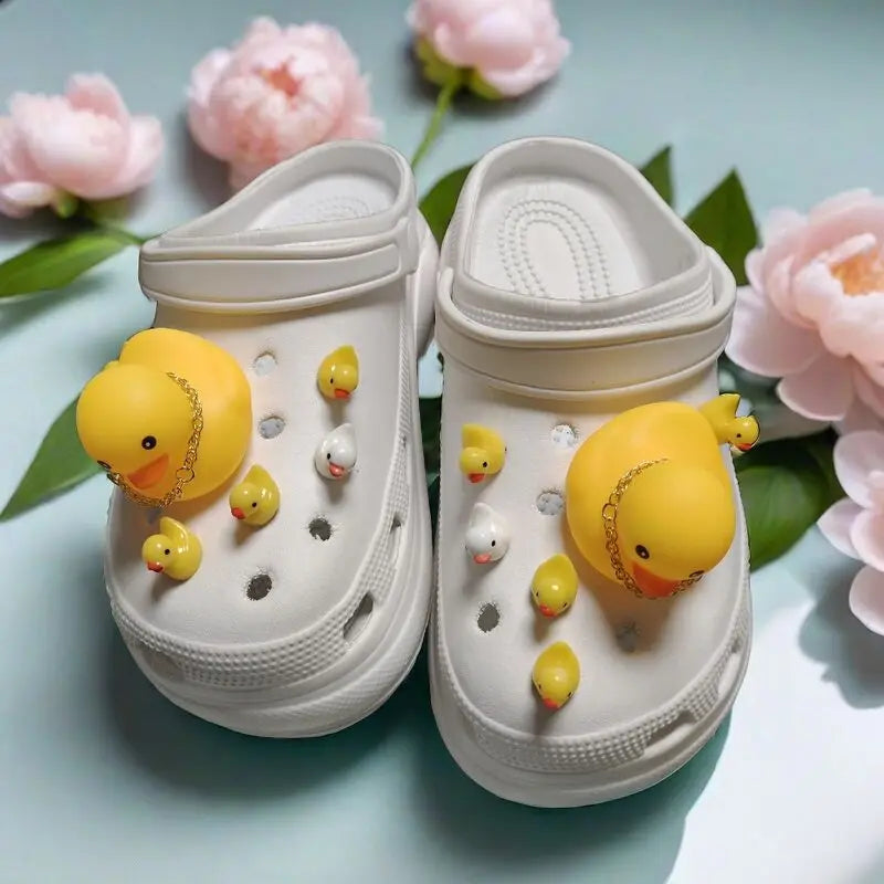 Velké ozdoby na boty Crocs - kachničky