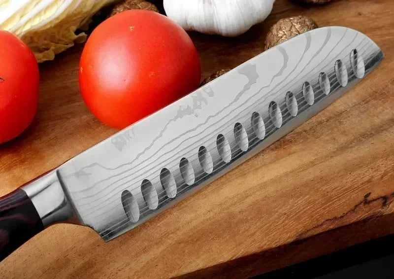 SharpMaster™ Sada kuchyňských nožů s damascénním vzorem a nůžkami
