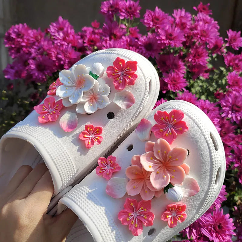 Ozdoby na boty Crocs ve tvaru květin - více variant