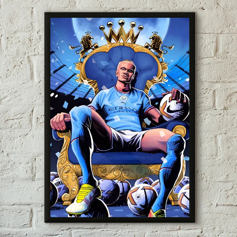 Designový obraz fotbalista - Erling Haaland
