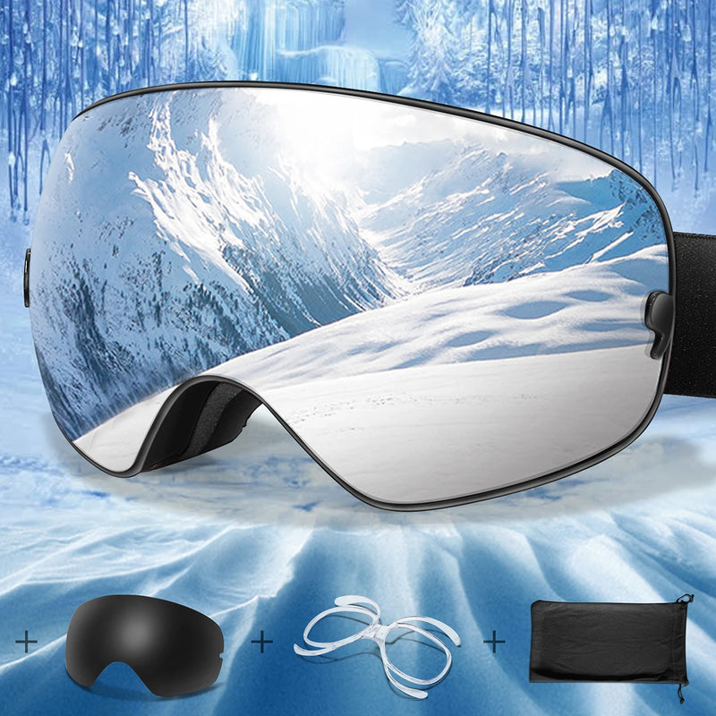 ArcticVision™ Zrcadlové polarizační lyžařské brýle s UV400 ochranou - více variant