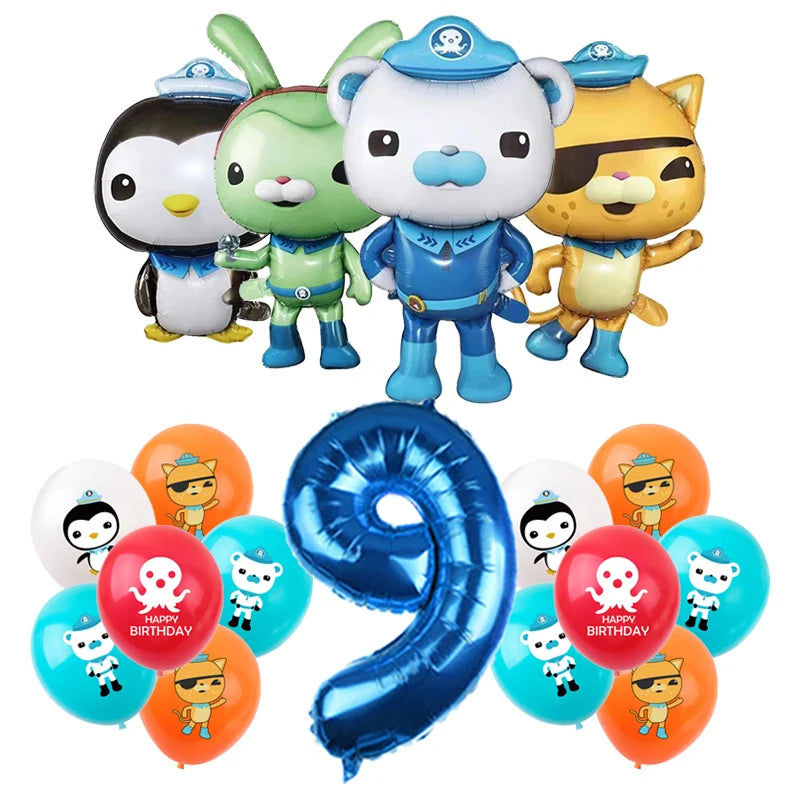 Balónková sada Octonauts na narozeniny - více variant