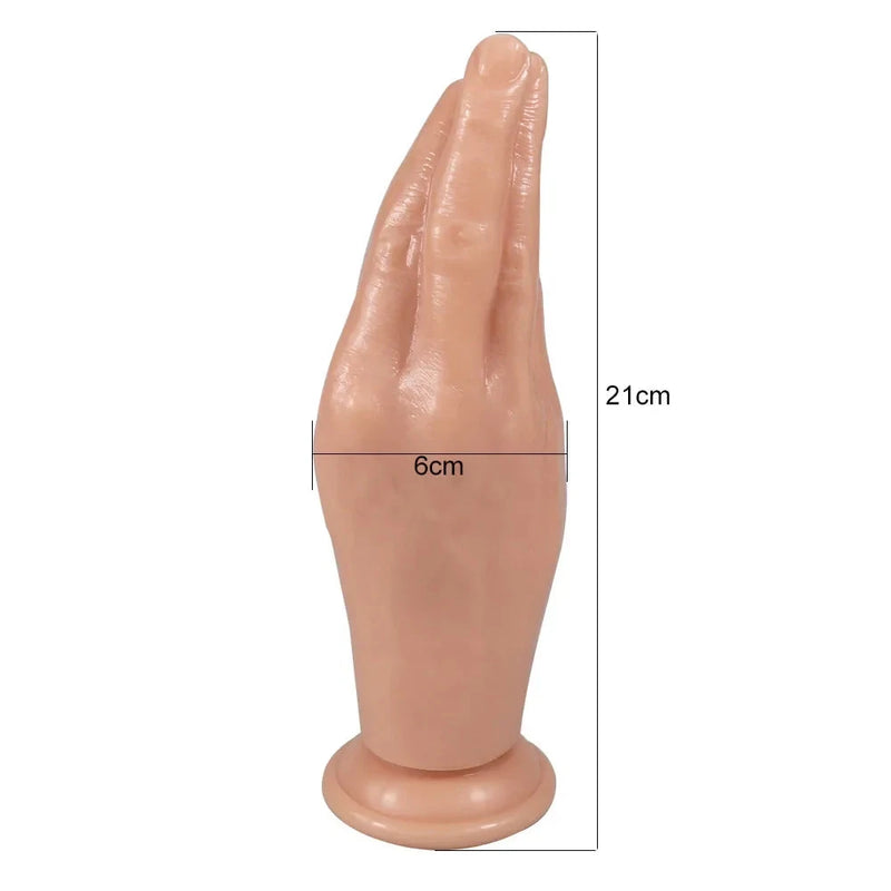 Realistické dildo ve tvaru dlaně - více variant